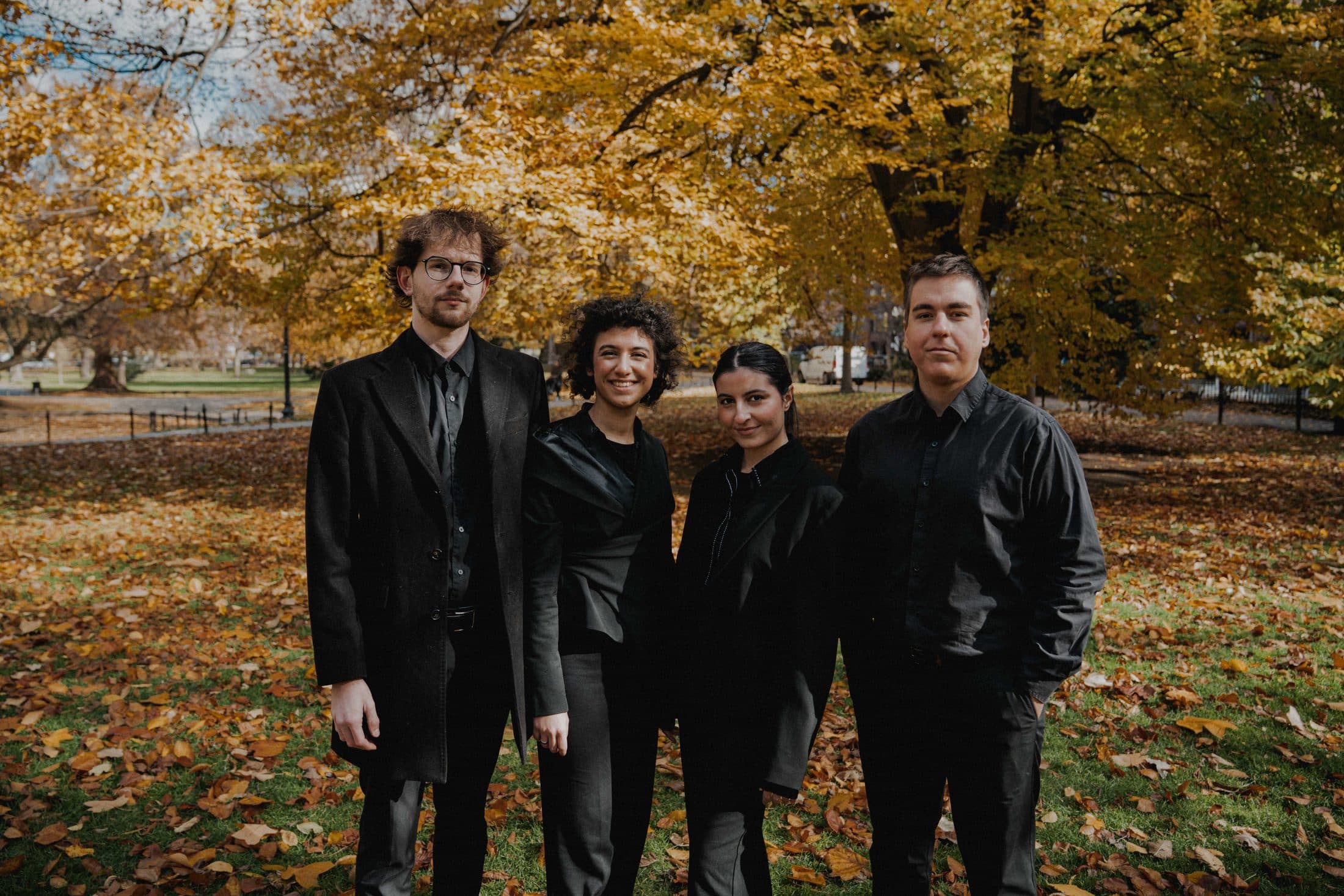 The four members of Burbank String Quartet